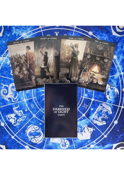 78 Adet TX277 Tarzı 2021 Yeni Karanlık Tarot Kartları Kehanet Güverte Eğlence Partileri Masa Oyunu Destek Kutusu (Yurt Dışından) fiyatları