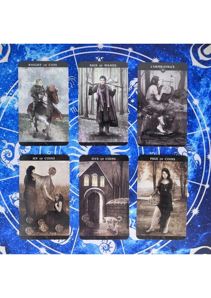 78 Adet TX277 Tarzı 2021 Yeni Karanlık Tarot Kartları Kehanet Güverte Eğlence Partileri Masa Oyunu Destek Kutusu (Yurt Dışından) modelleri