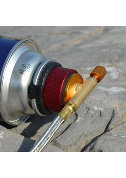 Bir Stil Lpg Düz Silindir Tankı Bağlayıcı Şişe Adaptörü Açık Soba Brülörü Propan Kamp Adaptörü Soba Dolum Gazı L4U4 (Yurt Dışından) indirimleri