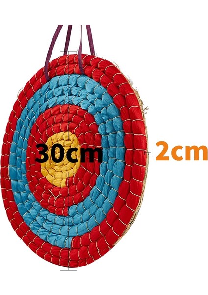 30CM 1katman 2cm Stili Bileşik Yay Olimpik Yay Atış Hedef Çim Hedef Okçuluk Saman Hedef Yay Okları Atış Hedefleme Uygulama Hedefi (Yurt Dışından)