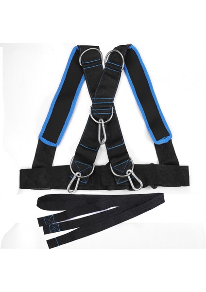 Mavi Stil Hız Koşu Eğitim Askıları Kızak Omuz Ağırlık Rulman Yelek Güç Gücü Koşum Direnci Eğitmen Ev Gym Fitness (Yurt Dışından)