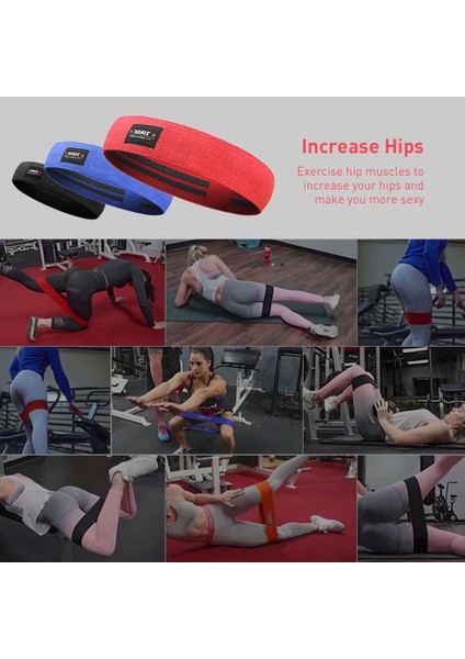 Mavi M Stili Albreda Erkekler & Kadınlar Kalça Direnç Bantları Ganimet Bacak Egzersizi Elastik Bantlar Spor Salonu Yoga Germe Eğitimi Fitness Egzersizi FE347 (Yurt Dışından) modelleri