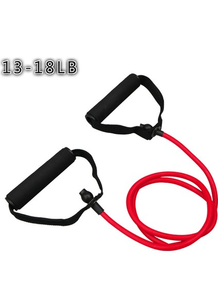 Kırmızı Stil Kolları ile 8 Kelime Yoga Çekme Halatı 5 Seviye Direnç Fitness Elastik Bant Fitness Ekipmanları Genişletici Egzersiz Spor Salonu Egzersizi (Yurt Dışından)