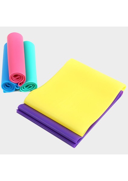 Mor Tarzı Yoga Pilates Streç Direnç Bandı Egzersiz Fitness Bandı Eğitim Elastik Egzersiz Fitness Kauçuğu 150CM Doğal Kauçuk Spor Salonu (Yurt Dışından) modelleri
