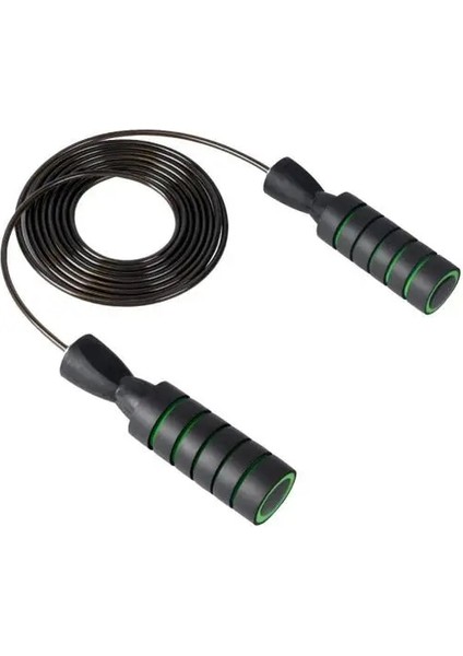 Yeşil Stil Yeşil Evrensel Pvc Çelik Kaymaz Kolu Rulman Dolaşmayan Ayarlanabilir Fitness Aleti Atlama Ipi Dayanıklı Fitness Aleti (Yurt Dışından)