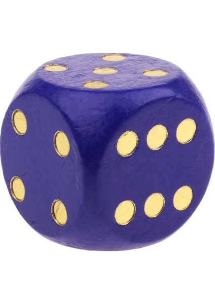 Sarı Stil Yuvarlak Köşeli Ekstra Büyük Ahşap Zar D6 Altı Taraflı Zar Masa Oyunları Için 5cm Mtg Rpg Oyun ve Parti Oynayan Okul Çocukları (Yurt Dışından)