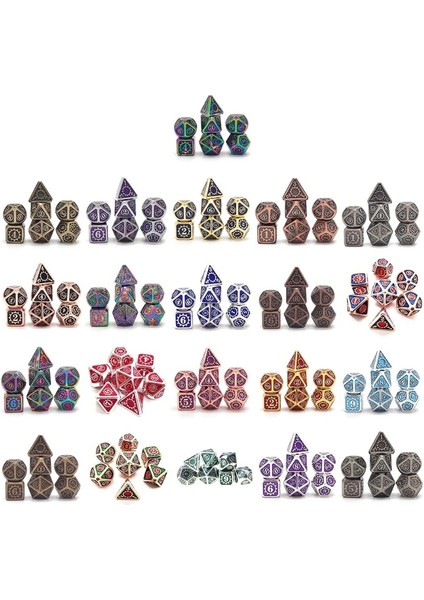 As Picture Shows Steampunk Tarzı Metal Zar Seti, Metalik Rol Yapma Dnd Oyunu D&d D&d Oyunu Rol Yapma Için Metal Kasalı D&d Zar (Yurt Dışından) fiyatları