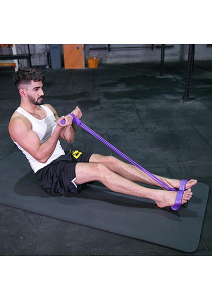 Yeşil Stil Çok Fonksiyonlu 4 Tüp Elastik Çekme Halatı Ayak Pedalı Vücut Ince Yoga Direnç Bantları Egzersiz Spor Egzersiz Fitness Ekipmanları (Yurt Dışından) fiyatları