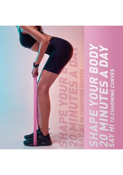 Bordo Tarzı Coolfit Elastik Uzun Direnç Fitness Bantları Kalça Bacaklar Için Uyluk Glute Popo Ganimet Döngü Egzersiz Eğitimi Pilate Crossfit Egzersiz (Yurt Dışından)