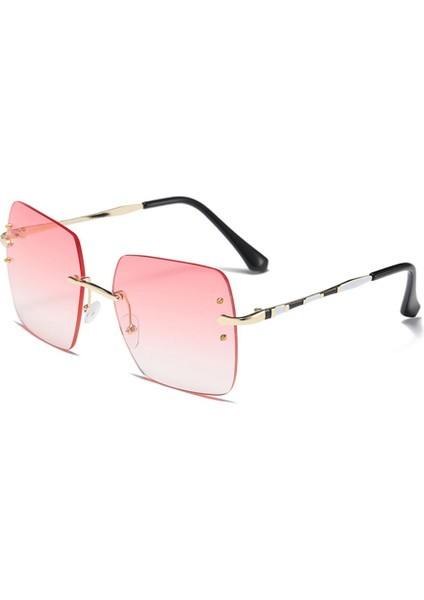 C5 Stili Vintage Güneş Gözlüğü Erkekler Kare Metal Çerçeve Pilot Ayna Klasik Retro Güneş Gözlükleri Kadınlar Lüks Yaz UV400 Koruma Gözlük (Yurt Dışından)