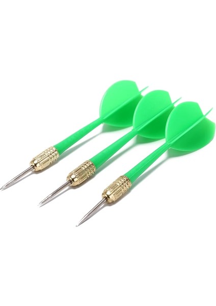 Yeşil Stil 3 Adet Renkli Dart Profesyonel Pirinç Varil Dart Oklar Parti Bar Dart Pijlen Için Eğlence Aksesuarları (Yurt Dışından)