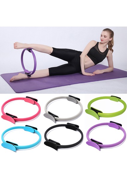Mavi Stil 38CM Yoga Fitness Pilates Yüzük Kadın Kızlar Daire Sihirli Çift Egzersiz Ev Spor Salonu Egzersiz Sporları k Vücut Direnci 5 Renk (Yurt Dışından) fiyatları