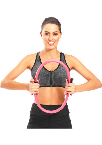Mavi Stil 38CM Yoga Fitness Pilates Yüzük Kadın Kızlar Daire Sihirli Çift Egzersiz Ev Spor Salonu Egzersiz Sporları k Vücut Direnci 5 Renk (Yurt Dışından) fırsatları