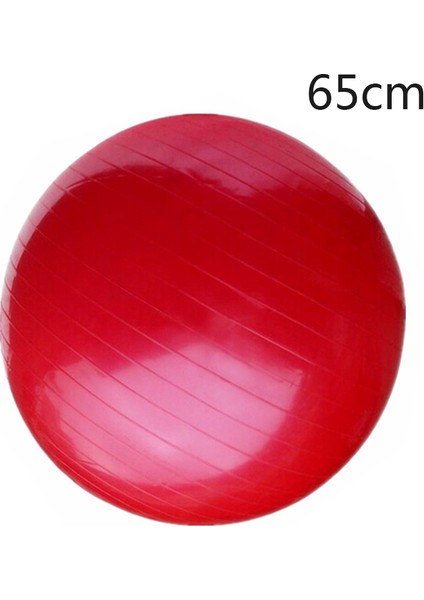 Kırmızı 65CM Tarzı cm Yoga Topu Fitness Ebelik Pvc Top Pilates Denge Topu Jimnastik Hamile Kadın Teslimat Egzersizi (Yurt Dışından)