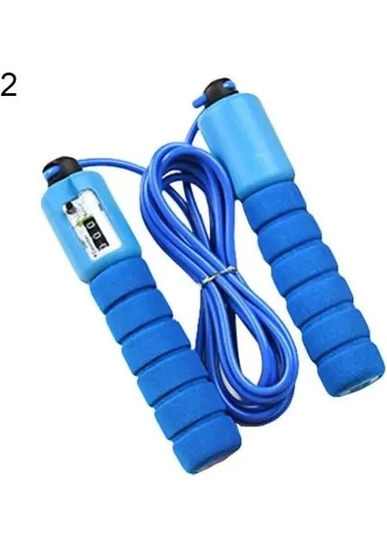 Mavi Stil Aerobik Egzersiz Sayacı Fitness Spor Sayma Atlama Ip Atlama Ipi (Yurt Dışından)