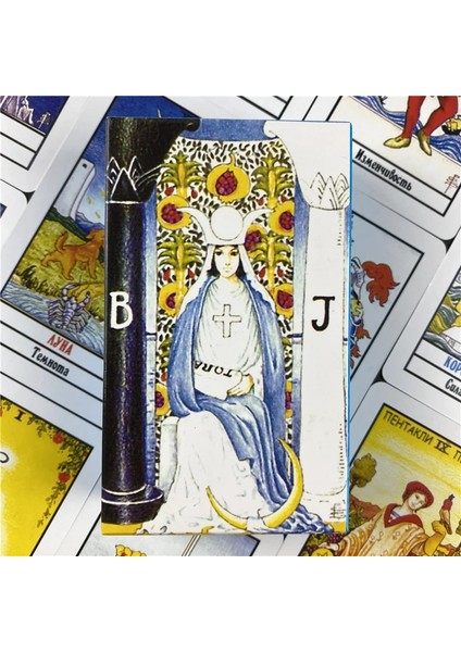 44 Adet TS78 Tarzı 2021 Yeni Varış Tam Rus Radyant Binici Tarot Kartları Masa Oyunu Kehanet Kader Tapo Kartları Oyunu (Yurt Dışından) fiyatları
