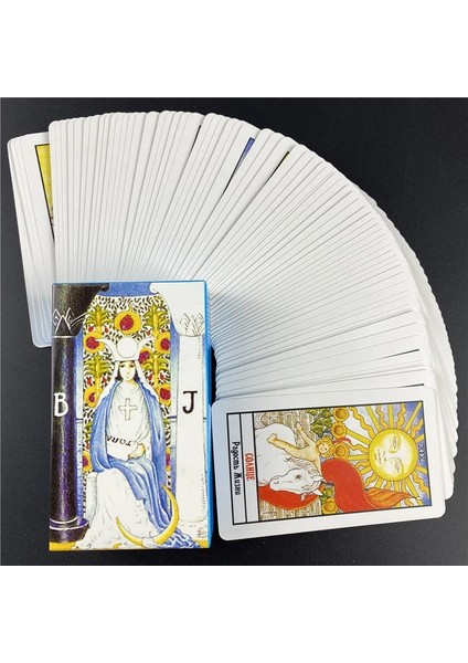 44 Adet TS78 Tarzı 2021 Yeni Varış Tam Rus Radyant Binici Tarot Kartları Masa Oyunu Kehanet Kader Tapo Kartları Oyunu (Yurt Dışından) fırsatları