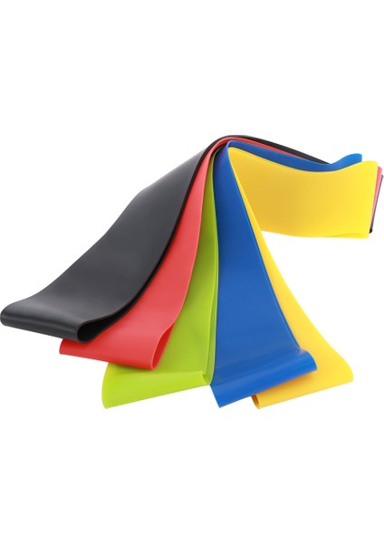 Siyah Stil 5 Renk Fitness Güç Eğitimi Spor Lateks Kol Uyluk Kayışı Sağlık Elastik Spor Vücut Askıları Direnç Bantları Yoga Çekme Kemeri (Yurt Dışından) fiyatları