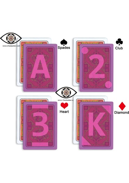 Kızılötesi Kontakt Lensler Için Işaretli Oyun Kartları Köprü Boyutu Sihirli Hileler Işaret Kartı Destesi Görünmez Mürekkep Anti Hile Poker (Yurt Dışından) fiyatları