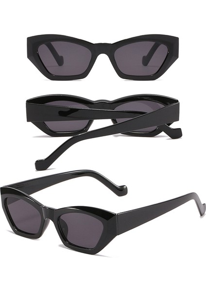 No.10 Tarzı Yeni Moda Vintage Güneş Gözlüğü Kadın Retro Düzensiz Güneş Gözlükleri Kadın Ins Popüler Renkli Kare Gözlük (Yurt Dışından) modelleri