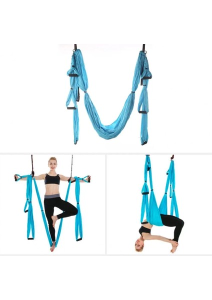 Mor Tarzı Yetişkin Anti-Yerçekimi Hava Yoga Hamak Salıncak Kapalı Salıncak Hamak Için Fitness Ekipmanları Anti-Yerçekimi Yoga Hamak Home Gym Yoga (Yurt Dışından) fiyatları
