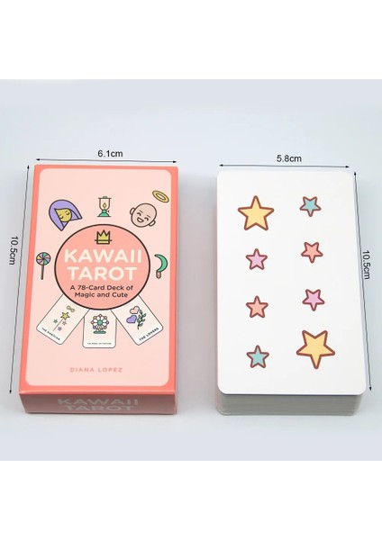 Romantik Melek Tarzı Kawaii Tarot Kartları Sevimli Çocuk Masa Oyunu Kartları Tam Ingilizce Pdf Aile Partisi Masa Kart Oyunları (Yurt Dışından) indirimleri