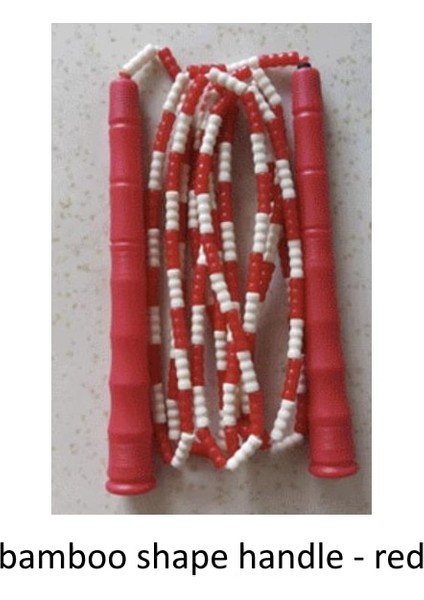 260CM Kırmızı Stil Fitness Bambu Ip Boncuklu Homegym Ip Atlama Ipi Kaymaz Sap Çapraz Ip Kapalı Spor Eğitimi (Yurt Dışından) indirimleri