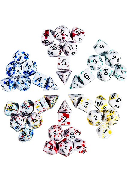 S0005-D Stili Et Çokyüzlü Trpg Dnd Zar D4 D6 D8 D% D10 D12 D20 Rpg Mtg Masa Oyunu Zar (Yurt Dışından) modelleri