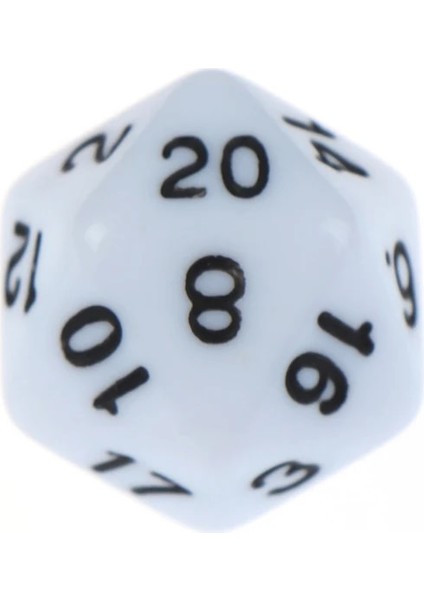 Kt Stili 1 Adet Etkisi D20 Zar Masa Tahta Oyunu Ded Veri Zengin Renkler Masa Oyunu Için Masaüstü Oyun Aksesuarları Akrilik Dijital Zar (Yurt Dışından)