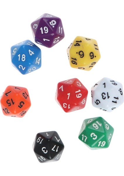 Kt Stili 1 Adet Etkisi D20 Zar Masa Tahta Oyunu Ded Veri Zengin Renkler Masa Oyunu Için Masaüstü Oyun Aksesuarları Akrilik Dijital Zar (Yurt Dışından) indirimleri