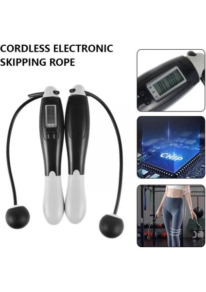 L-Çift Amaçlı Stil Akülü Elektronik Ip Atlama Ipi Fitness Akülü Ip Atlama Ipi LCD Atlama Hızı Sayaç Ekran Atlama ile Sayma C3L2 (Yurt Dışından) modelleri