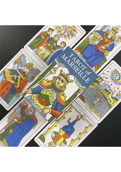 TS37 Stili Mze Marsilya Tarot Deste Kartları Claymbolism Çizimi ve Geleneksel Binici Tarotuna Dayalı Anlam (Yurt Dışından)