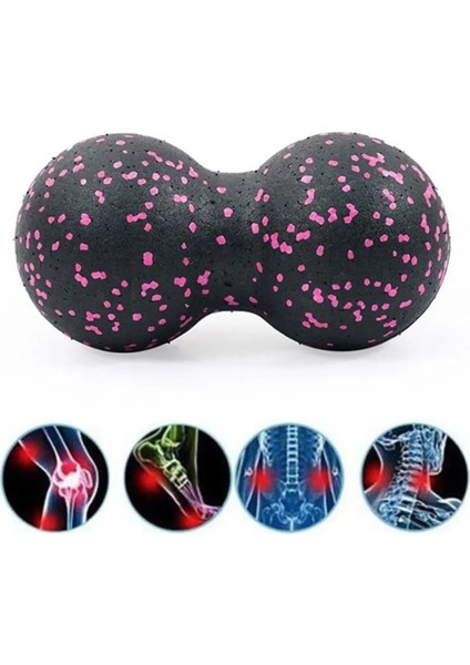 C Stili Fıstık Masaj Topu Egzersiz Fasya Topu Seti Çift Fiziksel Fitness Serbest Bırakma Lakros Hareketlilik Topu Terapisi Kendinden Miyofas B3F8 (Yurt Dışından) modelleri