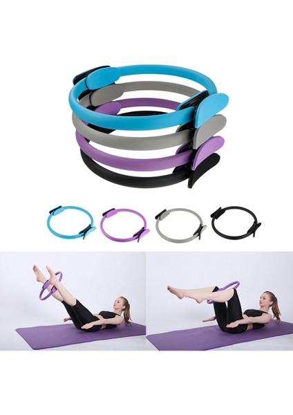 Siyah Stil Yoga Çember Pilates Çember Sihirli Yüzük Taşınabilir Kaymaz Egzersiz Ekipmanları Erkek Kadın Spor Salonu Fitness Eğitim Direnci (Yurt Dışından) fiyatları
