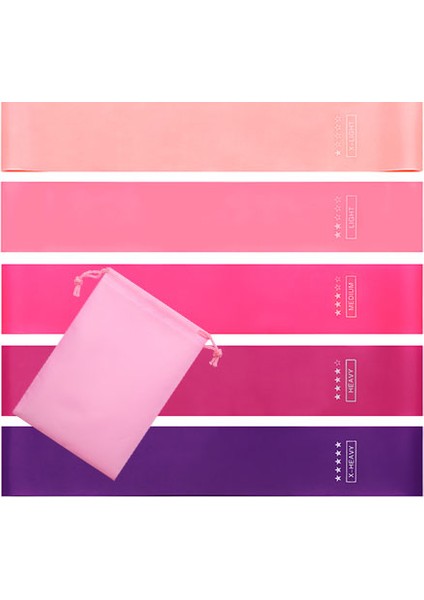 Pd1 MOR12345YSBD Stili Direnç Bantları Fitness Sakız Seti Egzersiz Sporları Fitness Pilates Için Elastik Bant Kuvvet Eğitimi Kauçuk Döngü Genişletici LLQ01 (Yurt Dışından)