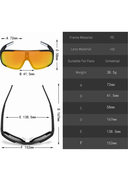 No.3 Tarzı 4 Lens Seti Poc Aspıre Hd Bisiklet Güneş Gözlüğü Mtb Spor UV400 Gözlük Erkek Kadın Dağ Yol Bisikleti Gözlük Bisiklet Binme Gözlüğü (Yurt Dışından) fırsatları