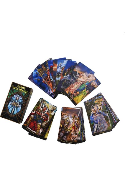 Jane Austen Tarzı Tarot Illuminati Tarot Masa Oyunu Oyuncaklar Oracle Rider Waite Kehanet Peygamber Kehanet Kartı Poker Hediye Tahmin Oracle (Yurt Dışından) indirimleri