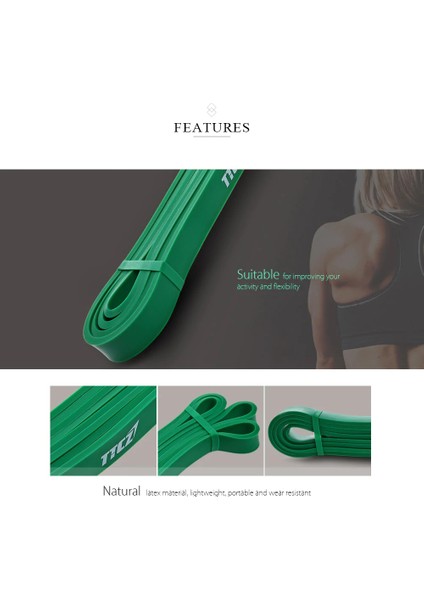 Siyah 21 mm Mavi 6,4 M Stili Zacro Fitness Lastik Bantlar Direnç Bandı 208CM Yoga Elastik Bantlar Döngü Genişletici Yoga Spor Salonu Egzersiz Sporları(Yurt Dışından) modelleri