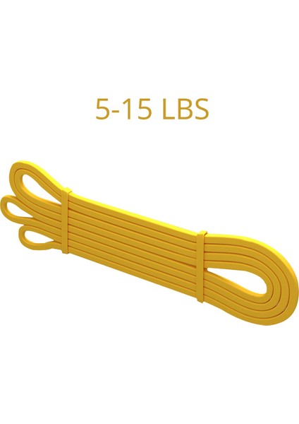 5-15 Lb Sarı Stil Direnç Bandı 208CM Uzun Egzersiz Bantları Spor Için Pull Up Yoga Streç Genişletici Döngü Fitness Bandı Eğitim Elastik Kauçuk Sakız (Yurt Dışından)