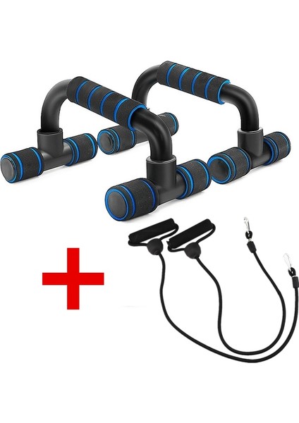 Mavi Çekme Halatları Stili Push Up Standı Taşınabilir Fitness Ekipmanları Raf Spor Salonu Spor Vücut Geliştirme Evde Egzersiz Calisthenics Yatay Bar Şınav Kurulu (Yurt Dışından)