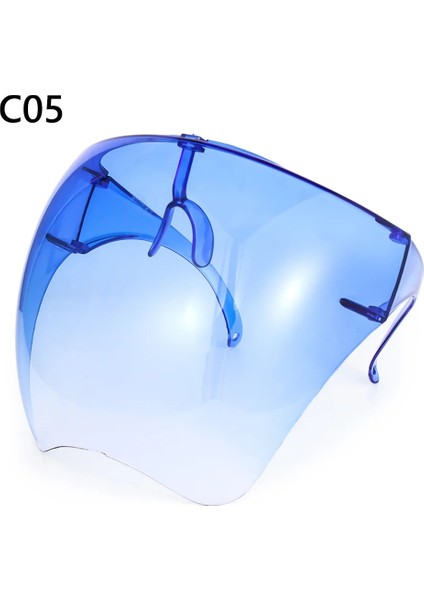 C05 Stili Unisex Yüz Kalkanı Koruyucu Gözlükler Buğu Önleyici Gözlükler Vizör Uv Gözlükleri Tam Yüz Koruması Günlük Eğlence Gözlükleri (Yurt Dışından)