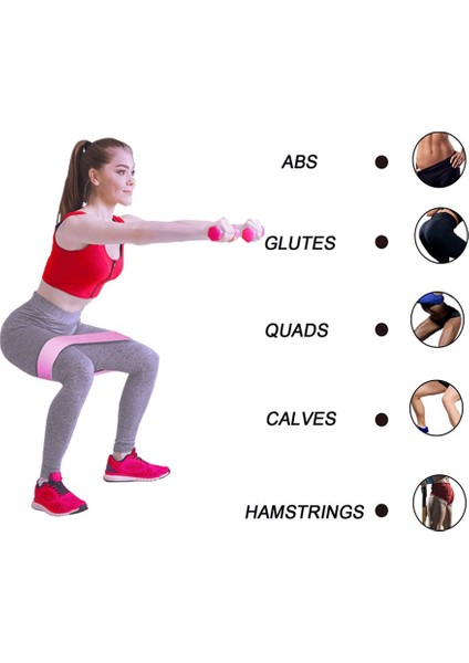 C Tipi Stili 3 Parçalı Set Kumaş Direnç Bantları Ganimet Bantları Spor Salonu Ekipmanları Egzersiz Elastik Lastik Bant Yoga Sporları Fitness Kalça Eğitimi (Yurt Dışından)