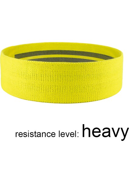 Sarı Ağır Stil 76CM 40LBS Fitness Elastik Ganimet Bandı Spor Ev Kalça Daire Döngü Direnç Bandı Bacaklar Için Egzersiz Egzersizi Uyluk Glute (Yurt Dışından)