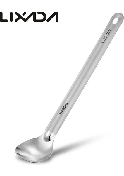 Kaşık Tarzı Cilalı Kase ile Titanyum Uzun Saplı Kaşık Açık Taşınabilir Kaşık Çatal Bıçak Takımı Mutfak Kamp Yürüyüş Sofra Takımı (Yurt Dışından) fiyatları