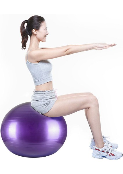 45CM Mor Tarzı Yoga Topu Kalınlaşmış Patlamaya Dayanıklı Pvc Spor Topu cm 75CM 85CM Acemi Spor Fitness Denge Topu Yoga Topu (Yurt Dışından) modelleri