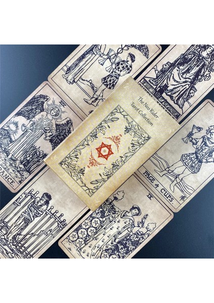 TT110 Stili Yeni Pagan Tarot Oracle Kartları Rehberlik Kehanet Kader Tarot Güverte Masa Oyunları Ingilizce Hediye Partisi Oyun Kartı (Yurt Dışından)