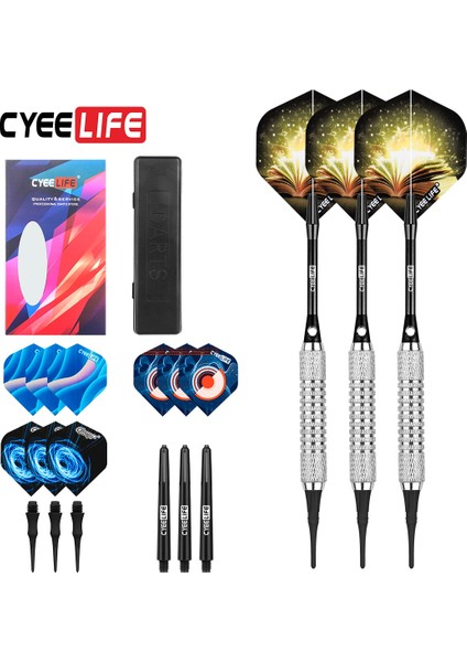 16G Tarzı Elektronik Dart Tahtası Aksesuarları Için Ekstra Plastik Uçlu Cyeelife Professional Grams Yumuşak Uçlu Dart Seti (Yurt Dışından)