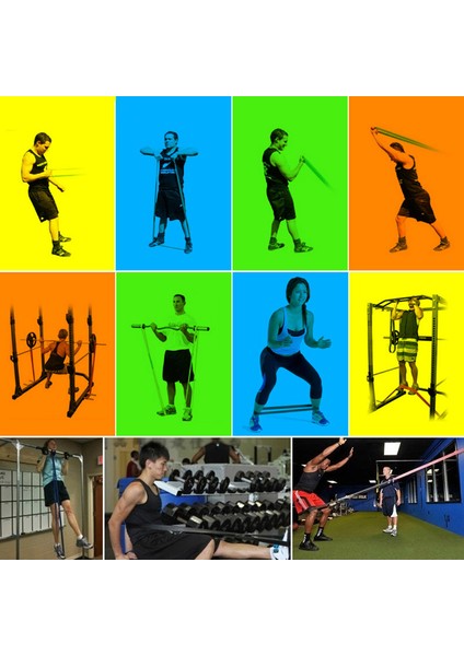 Yeşil Stil Fitness Ekipmanları Direnç Bantları Set Bandas Elastik Spor Salonu Egzersiz Egzersiz Fitness Bandı Elastik Sakızlı Cwiczen Yapmak (Yurt Dışından)