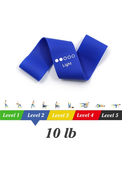 10 Lb-15 Lb Tarzı Eğitim Fitness Bandı Sakız Egzersiz Salonu Güç Direnç Bantları Pilates Spor Kauçuk Yoga Bantları Crossfit Egzersiz Ekipmanları (Yurt Dışından)