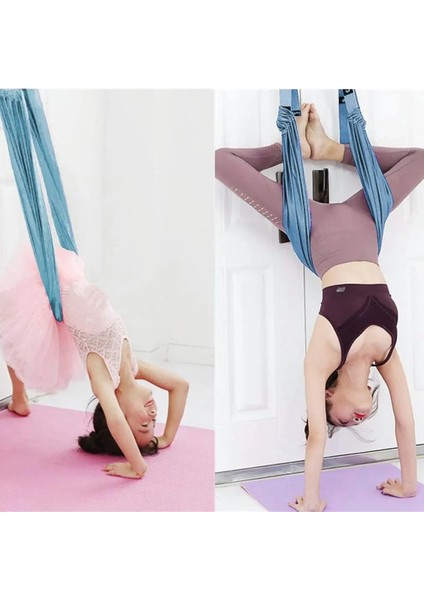 No.2 Tarzı 1 Adet Çekme Halatı Hava Yoga Kayışı Hamak Salıncak Kapı Esneklik Germe Bacak Sedye Bandı Bale Dans Jimnastik Eğitmeni (Yurt Dışından)